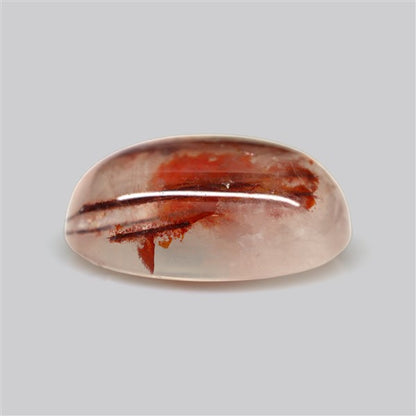 Iron Stained Quartz Fine Cabochon Rare Mineral