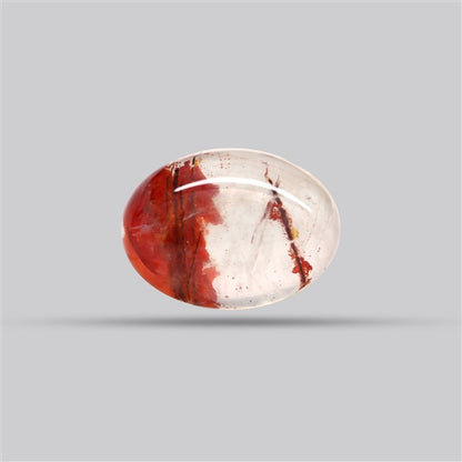 Iron Stained Quartz Fine Cabochon Rare Mineral