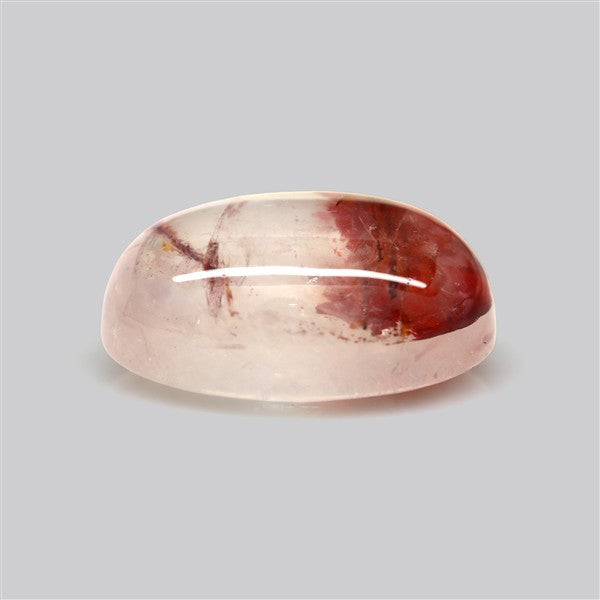 Iron Stained Quartz Fine Cabochon Rare Mineral