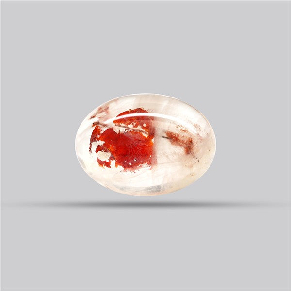 Iron Stained Quartz Fine Cabochon Rare Mineral