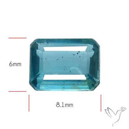 Faceted Teal Ocean Kyanite Fine Kyanite Gemstone