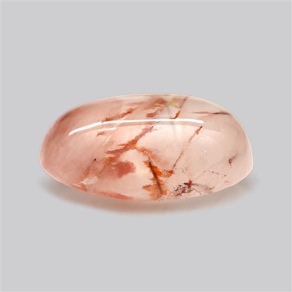 Iron Stained Quartz Fine Cabochon Rare Mineral