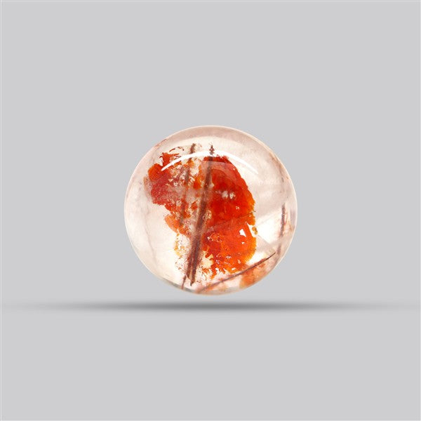 Iron Stained Quartz Fine Cabochon Rare Mineral