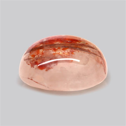 Iron Stained Quartz Fine Cabochon Rare Mineral