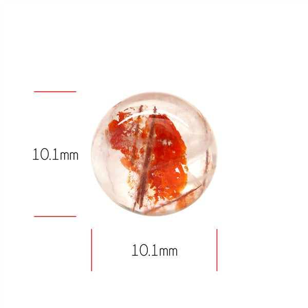 Iron Stained Quartz Fine Cabochon Rare Mineral