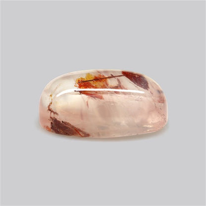 Iron Stained Quartz Fine Cabochon Rare Mineral