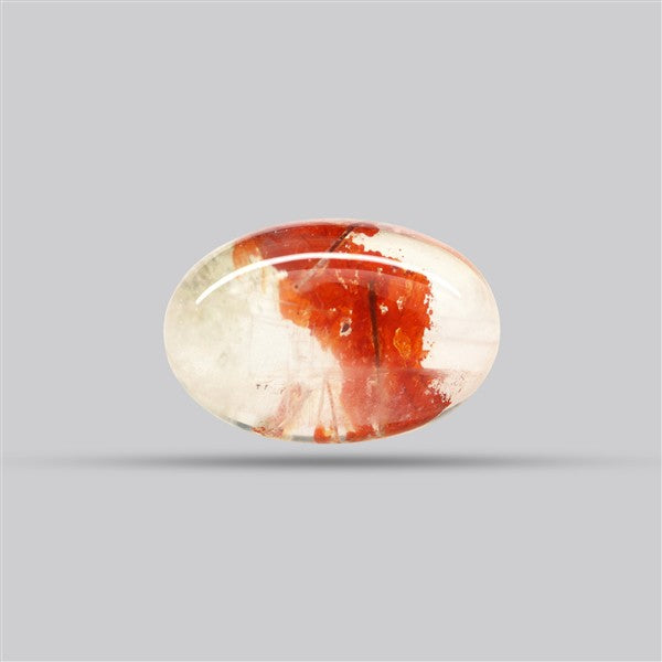 Iron Stained Quartz Fine Cabochon Rare Mineral