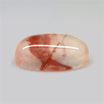 Iron Stained Quartz Fine Cabochon Rare Mineral
