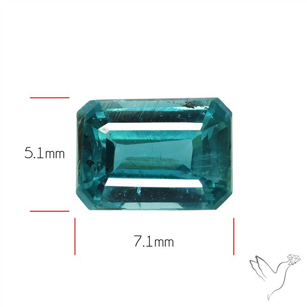 Faceted Teal Ocean Kyanite Fine Kyanite Gemstone