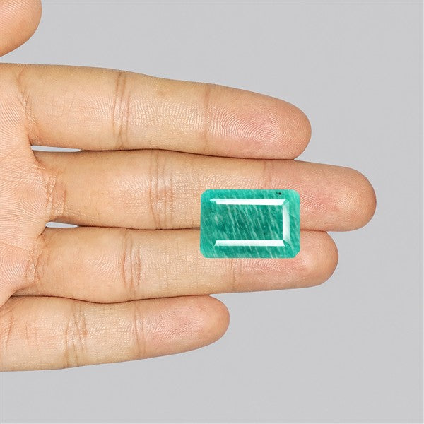 Peruvian Amazonite Faceted Fine Gemstone