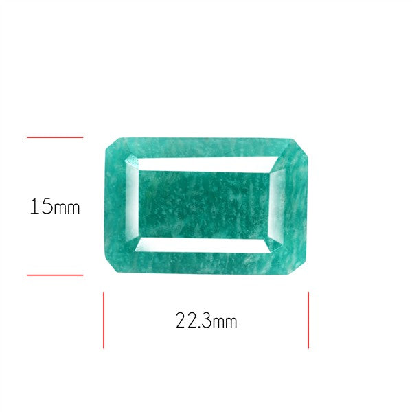 Peruvian Amazonite Faceted Fine Gemstone