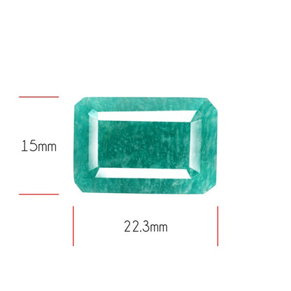 Peruvian Amazonite Faceted Fine Gemstone