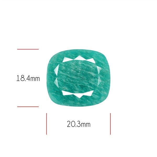Peruvian Amazonite Faceted Fine Gemstone