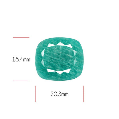 Peruvian Amazonite Faceted Fine Gemstone