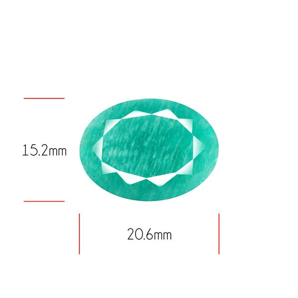 Peruvian Amazonite Faceted Fine Gemstone