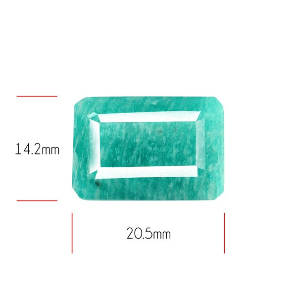 Peruvian Amazonite Faceted Fine Gemstone