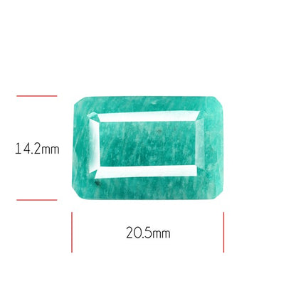 Peruvian Amazonite Faceted Fine Gemstone