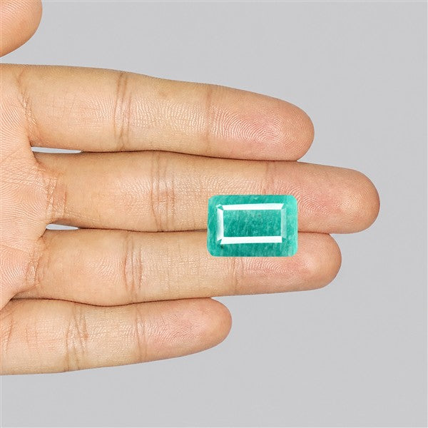 Peruvian Amazonite Faceted Fine Gemstone