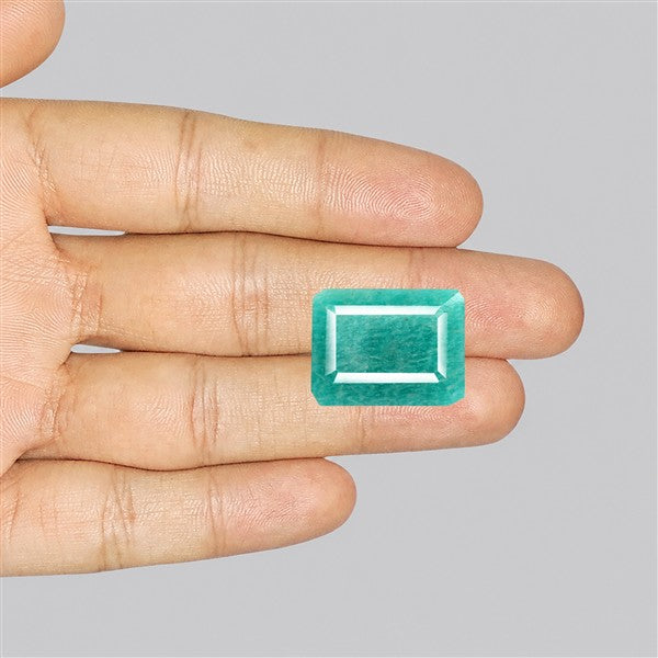 Peruvian Amazonite Faceted Fine Gemstone