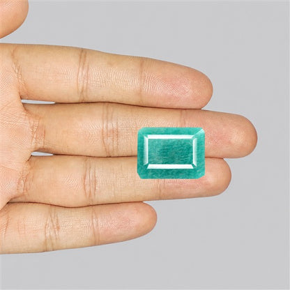 Peruvian Amazonite Faceted Fine Gemstone