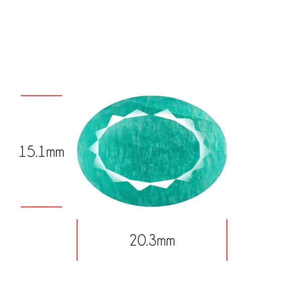 Peruvian Amazonite Faceted Fine Gemstone