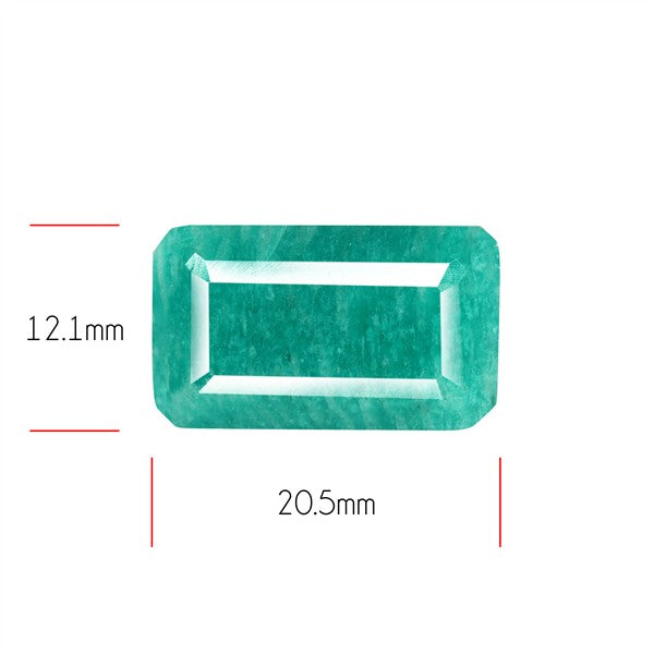 Peruvian Amazonite Faceted Fine Gemstone