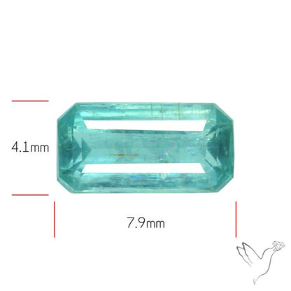 Faceted Teal Ocean Kyanite Fine Kyanite Gemstone
