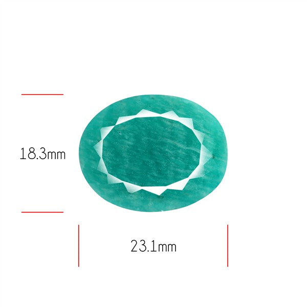 Peruvian Amazonite Faceted Fine Gemstone
