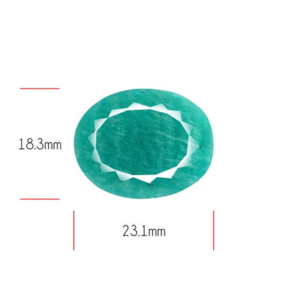 Peruvian Amazonite Faceted Fine Gemstone