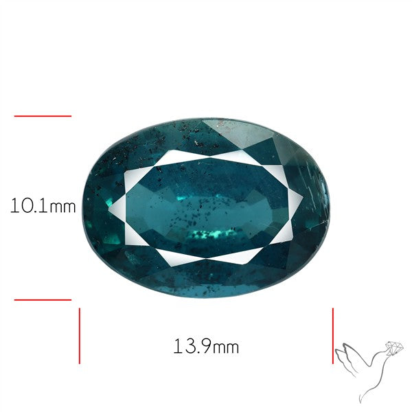 Faceted Teal Ocean Kyanite Fine Kyanite Gemstone
