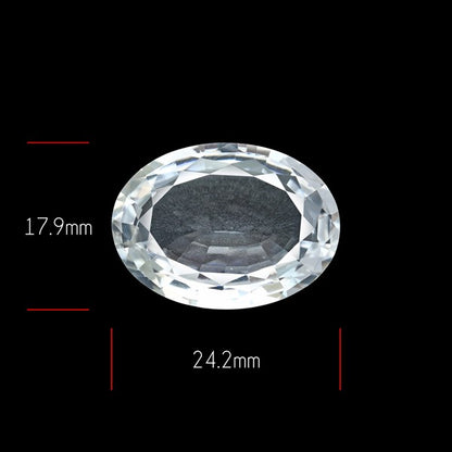 Large Himalayan Quartz Clear Faceted Fine Gemstone natural Crystal