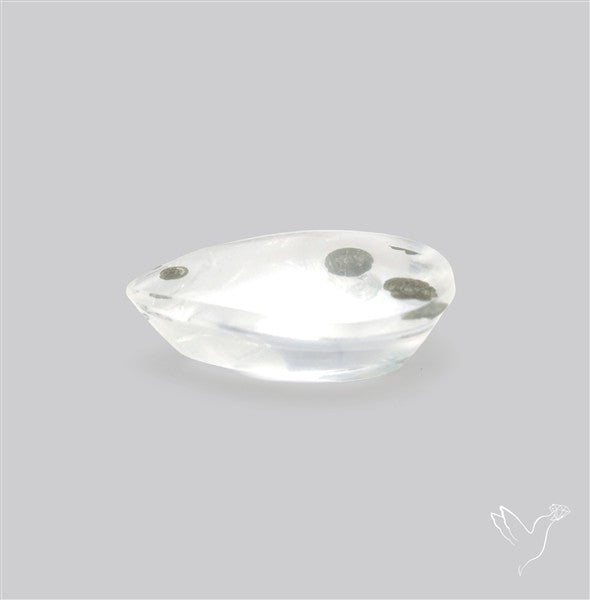 Rare Pyrite Included Quartz Cabochon
