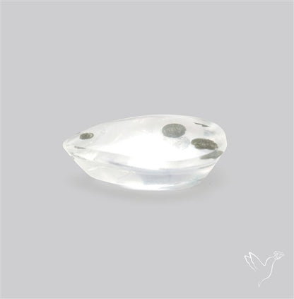 Rare Pyrite Included Quartz Cabochon