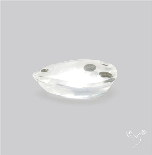 Rare Pyrite Included Quartz Cabochon