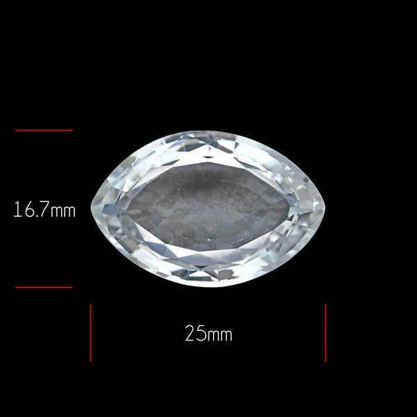 Large Himalayan Quartz Clear Faceted Fine Gemstone natural Crystal