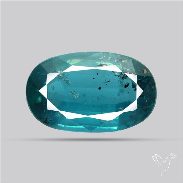 Faceted Teal Ocean Kyanite Fine Kyanite Gemstone