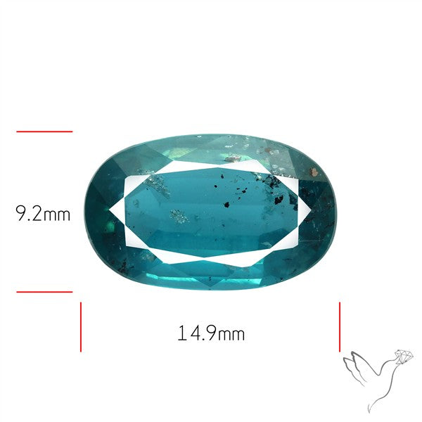 Faceted Teal Ocean Kyanite Fine Kyanite Gemstone