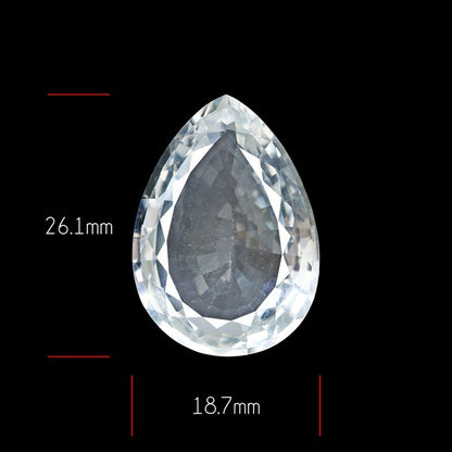 Large Himalayan Quartz Clear Faceted Fine Gemstone natural Crystal