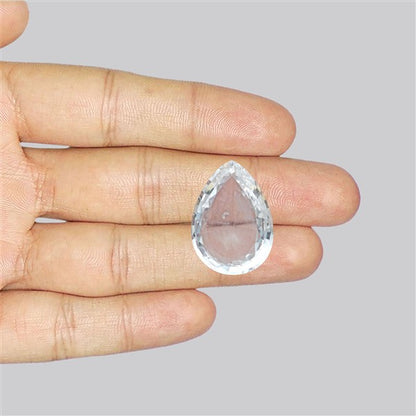Large Himalayan Quartz Clear Faceted Fine Gemstone natural Crystal