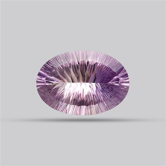 Rare Large Amethyst Millennium Cut Faceted Fine Gemstone