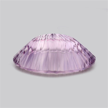 Rare Large Amethyst Millennium Cut Faceted Fine Gemstone