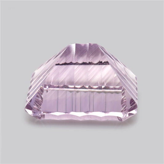 Amethyst Millennium Cut Faceted Fine Gemstone Concave Cut Amethyst
