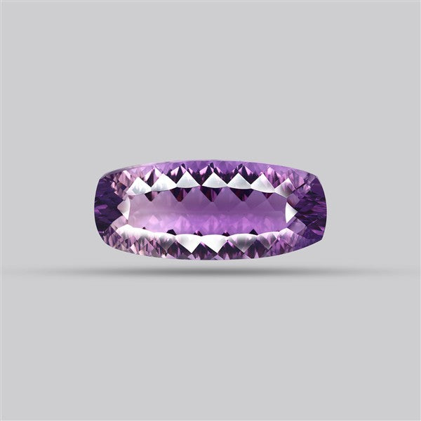 Amethyst Millennium Cut Faceted Fine Gemstone Concave Cut Amethyst
