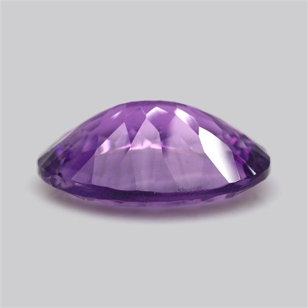Amethyst Millennium Cut Faceted Fine Gemstone Concave Cut Amethyst