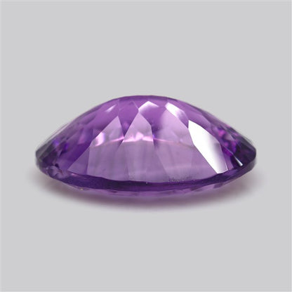 Amethyst Millennium Cut Faceted Fine Gemstone Concave Cut Amethyst