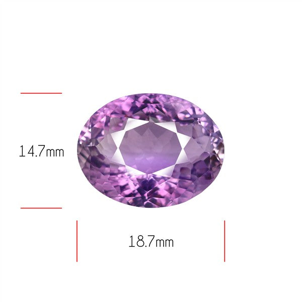 Amethyst Millennium Cut Faceted Fine Gemstone Concave Cut Amethyst