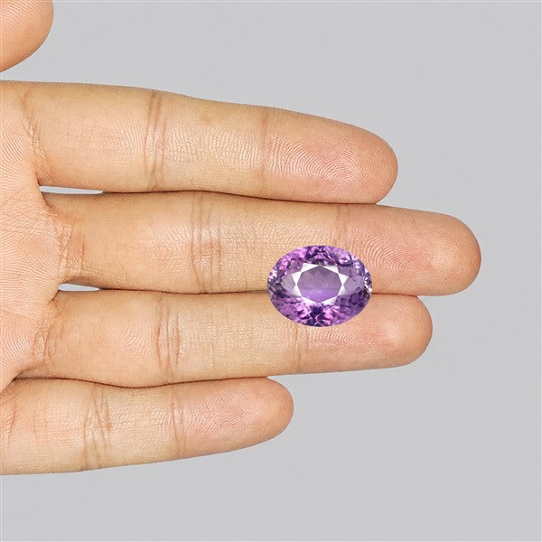 Amethyst Millennium Cut Faceted Fine Gemstone Concave Cut Amethyst