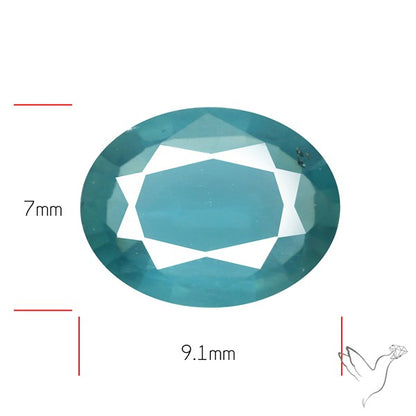 Faceted Teal Ocean Kyanite Fine Kyanite Gemstone