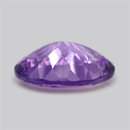 Amethyst Millennium Cut Faceted Fine Gemstone Concave Cut Amethyst