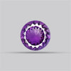 Amethyst Millennium Cut Faceted Fine Gemstone Concave Cut Amethyst